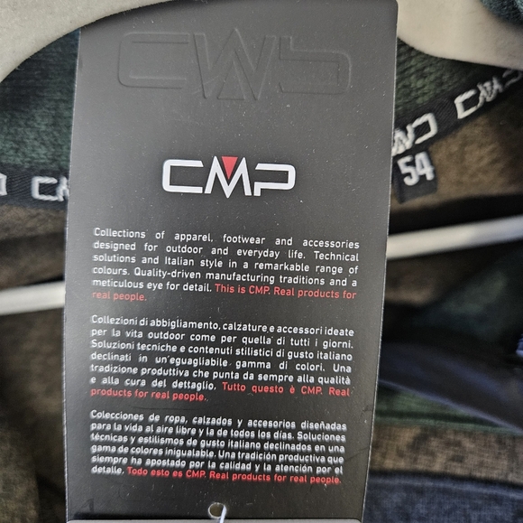 CMP Fleece Jacket Size 2XL (54), Brown/Green/Blue - Picture 8 of 16